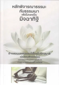 หลักพิจารณาธรรมะกับธรรมเมา เพื่อไม่หลงเป็นมิจฉาทิฐิ