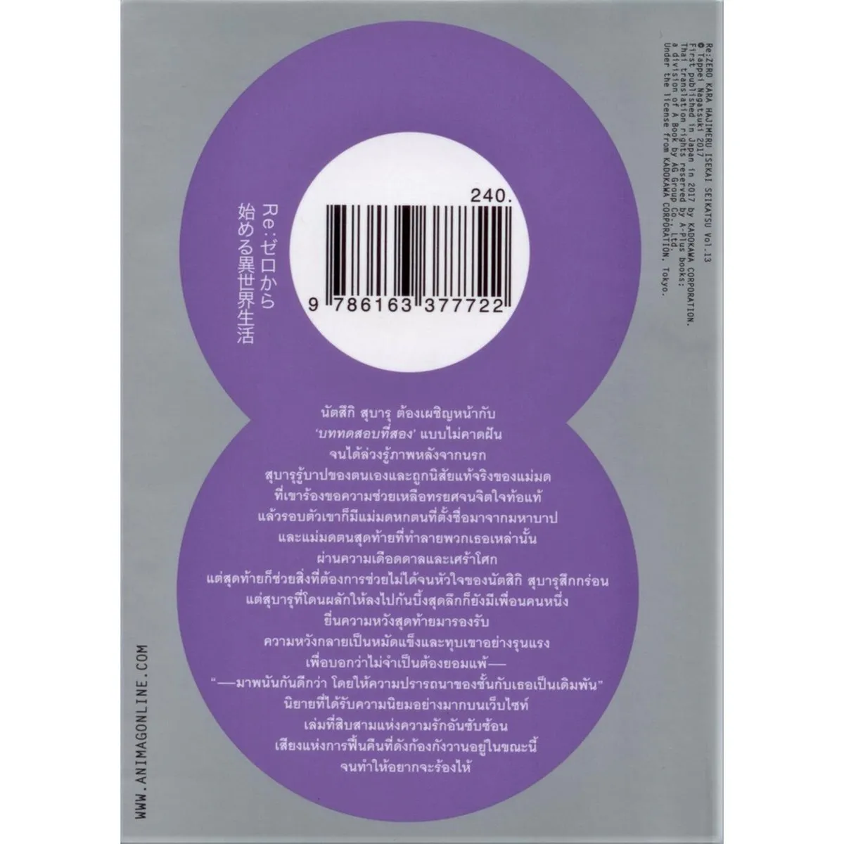 Re : ZERO รีเซทชีวิต ฝ่าวิกฤตต่างโลก เล่ม 13 - Image 9