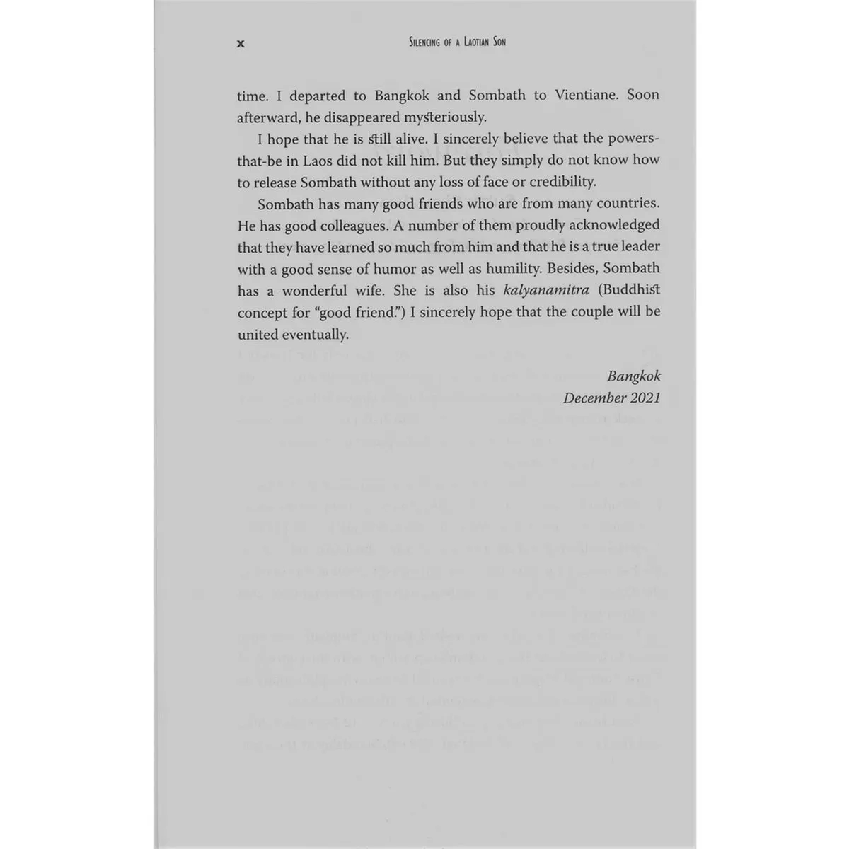Silencing of a Laotian Son : the life, work and enforced disappearance of Sombath Somphone - Image 6
