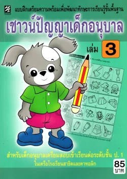 เชาวน์ปัญญาเด็กอนุบาล เล่ม 3